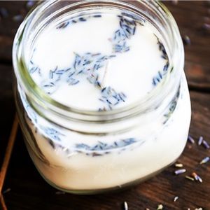 Lavander candle hand made